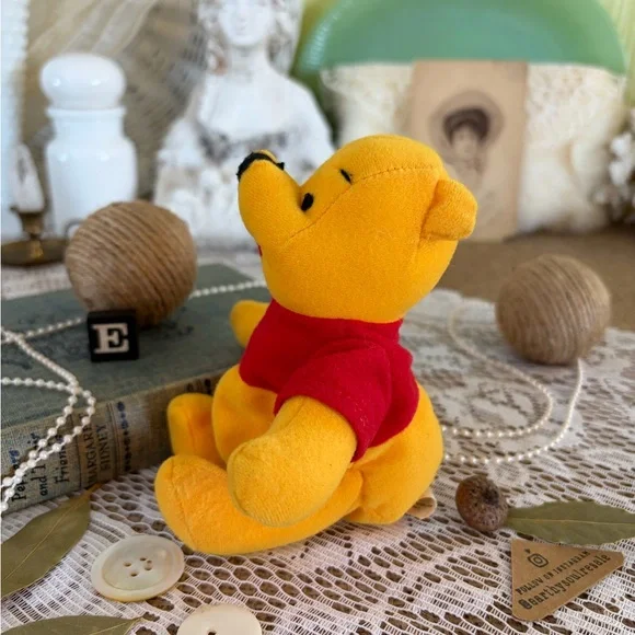 Vintage 90’s Stuffed Winnie the Pooh Bear / Unique Home Decor / Gift / Cute - Picture 5 of 7